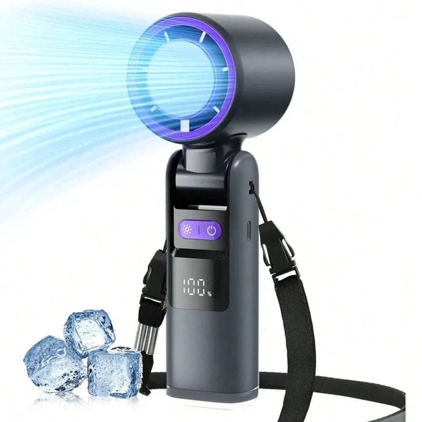 Handheld Fan Semiconductor Cooling Plate Rechargeable 4000mAh
