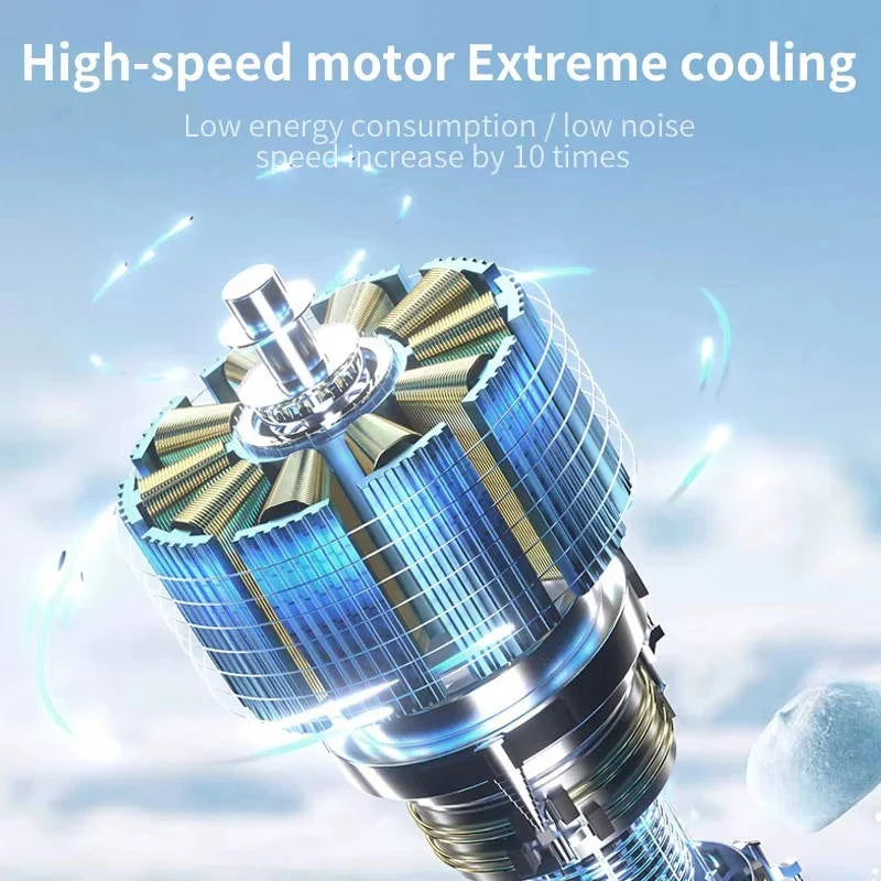 Handheld Fan Semiconductor Cooling Plate Rechargeable 4000mAh