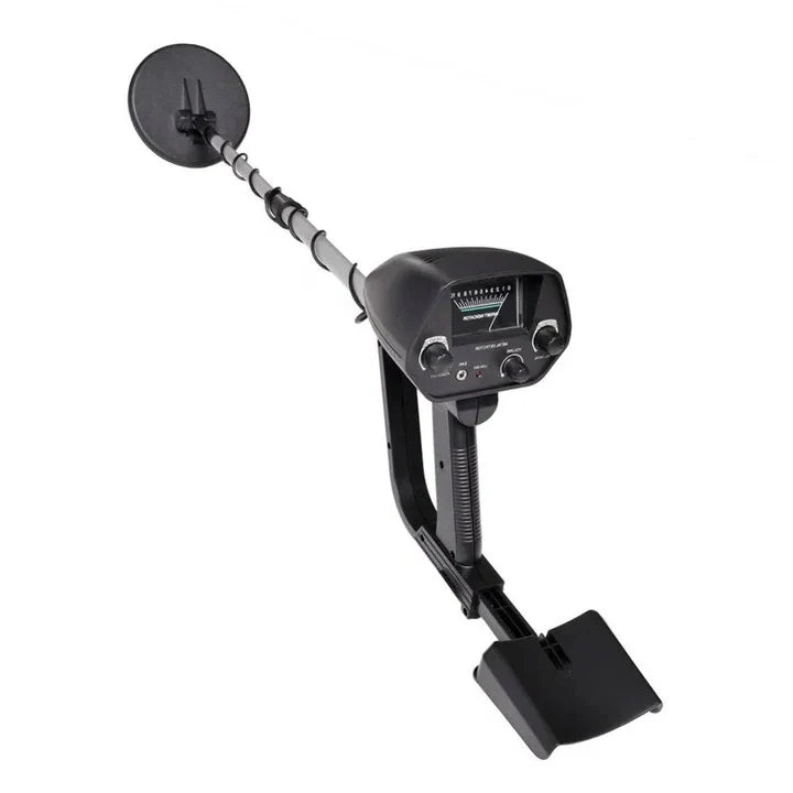 Handheld Metal Detector LCD Pointer Meter & Water-Resistant Coil