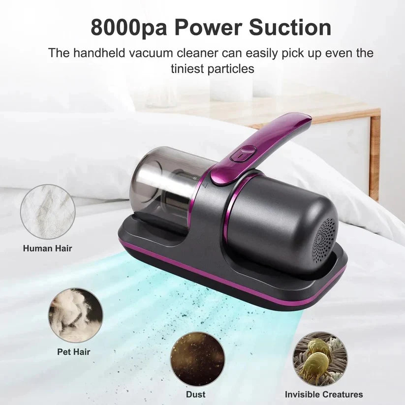 Handheld Vacuum Cordless Auto-Activating UV Deep Suction