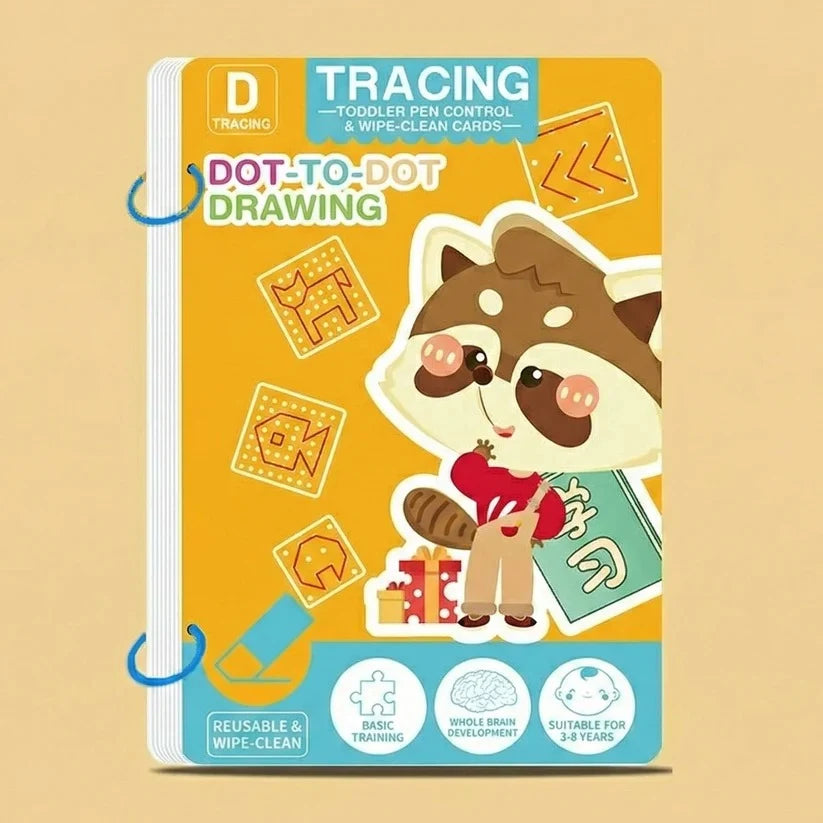 Handwriting Workbook Wipe-Clean Reusable Guided Pencil Grip