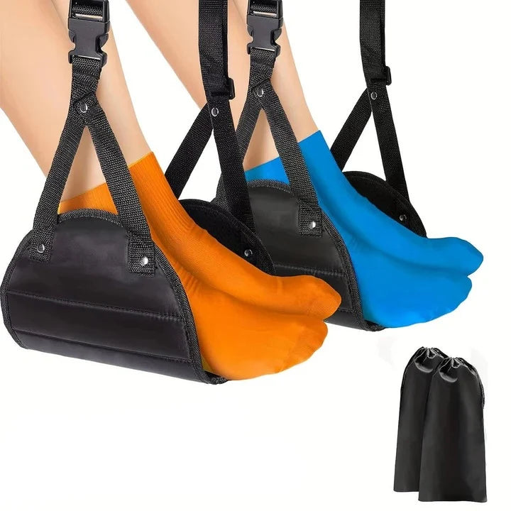 Hanging Foot Rest Adjustable Straps Foldable Canvas