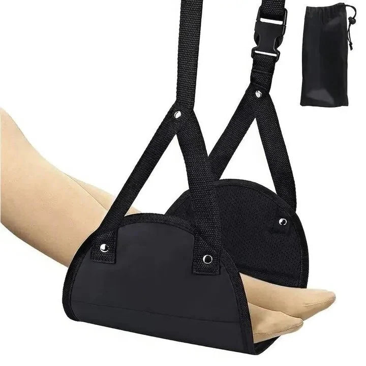 Hanging Foot Rest Adjustable Straps Foldable Canvas