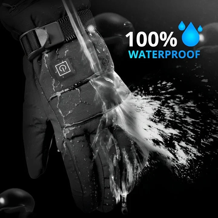 Heated Gloves Adjustable Heat Levels Rechargeable Battery & USB