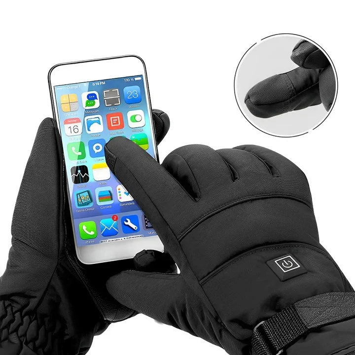 Heated Gloves Adjustable Heat Levels Rechargeable Battery & USB