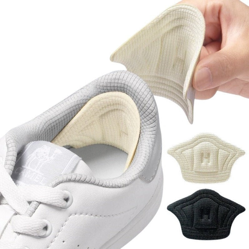 Heel Cushion Inserts Shock Absorbing Gel Repositionable Adhesive