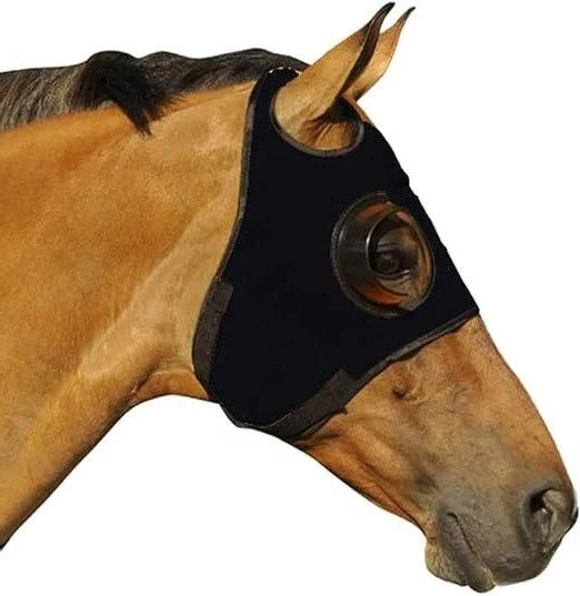 Horse Blinders Stretch Fabric Side Cups Adjustable Velcro