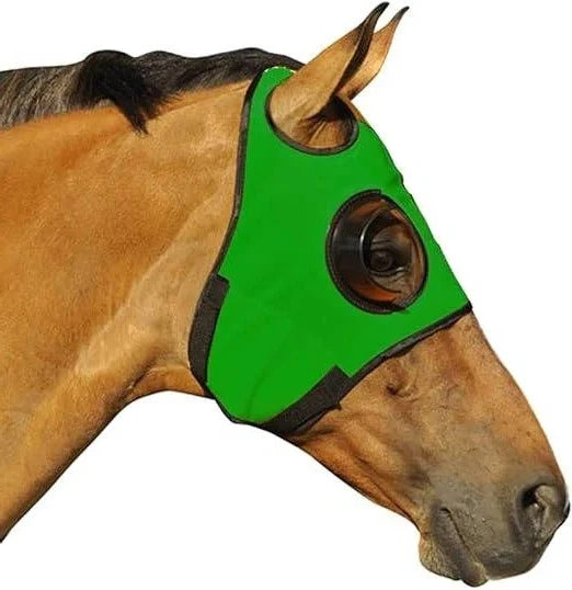 Horse Blinders Stretch Fabric Side Cups Adjustable Velcro
