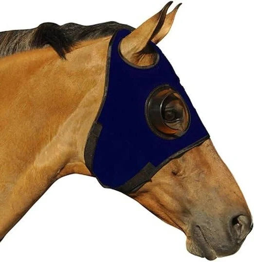 Horse Blinders Stretch Fabric Side Cups Adjustable Velcro