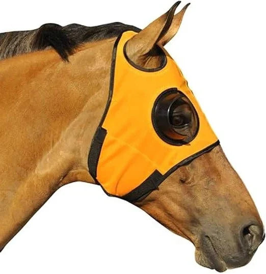 Horse Blinders Stretch Fabric Side Cups Adjustable Velcro