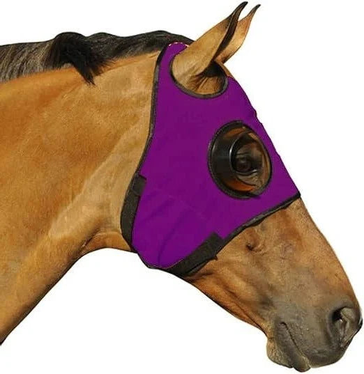 Horse Blinders Stretch Fabric Side Cups Adjustable Velcro