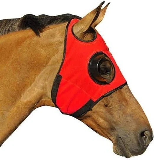 Horse Blinders Stretch Fabric Side Cups Adjustable Velcro