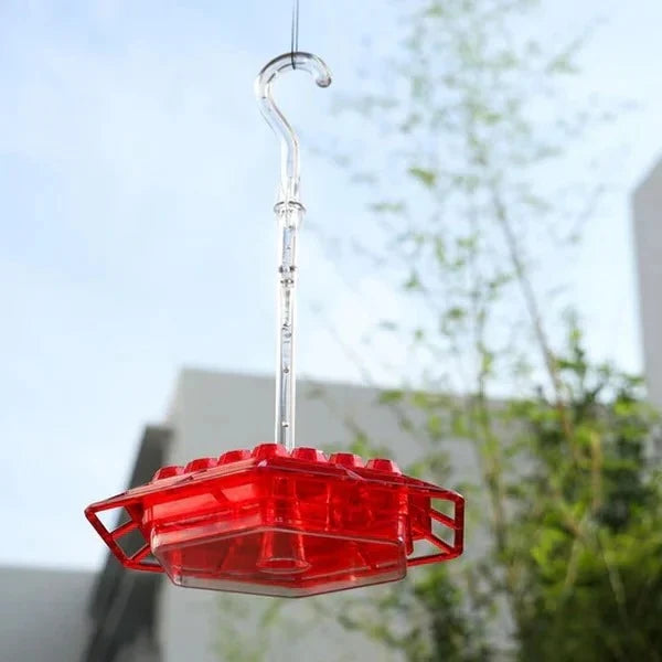 Hummingbird Feeder Built-In Ant Moat Leak-Resistant 24 Oz Glass