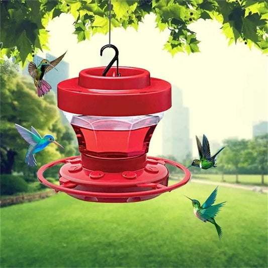 Hummingbird Feeder Leakproof Ant Moat & Perches 16oz Capacity