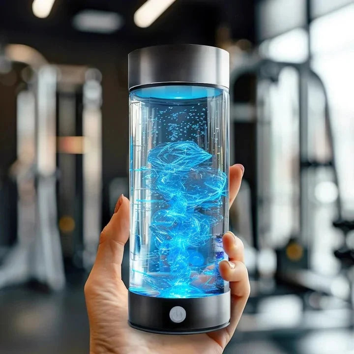 Hydrogen Water Bottle Electrolysis & Rechargeable 10 Oz
