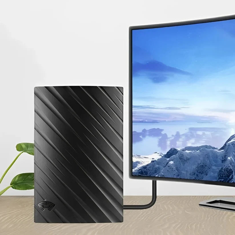 Indoor TV Antenna 4K Long-Range Plug-And-Play
