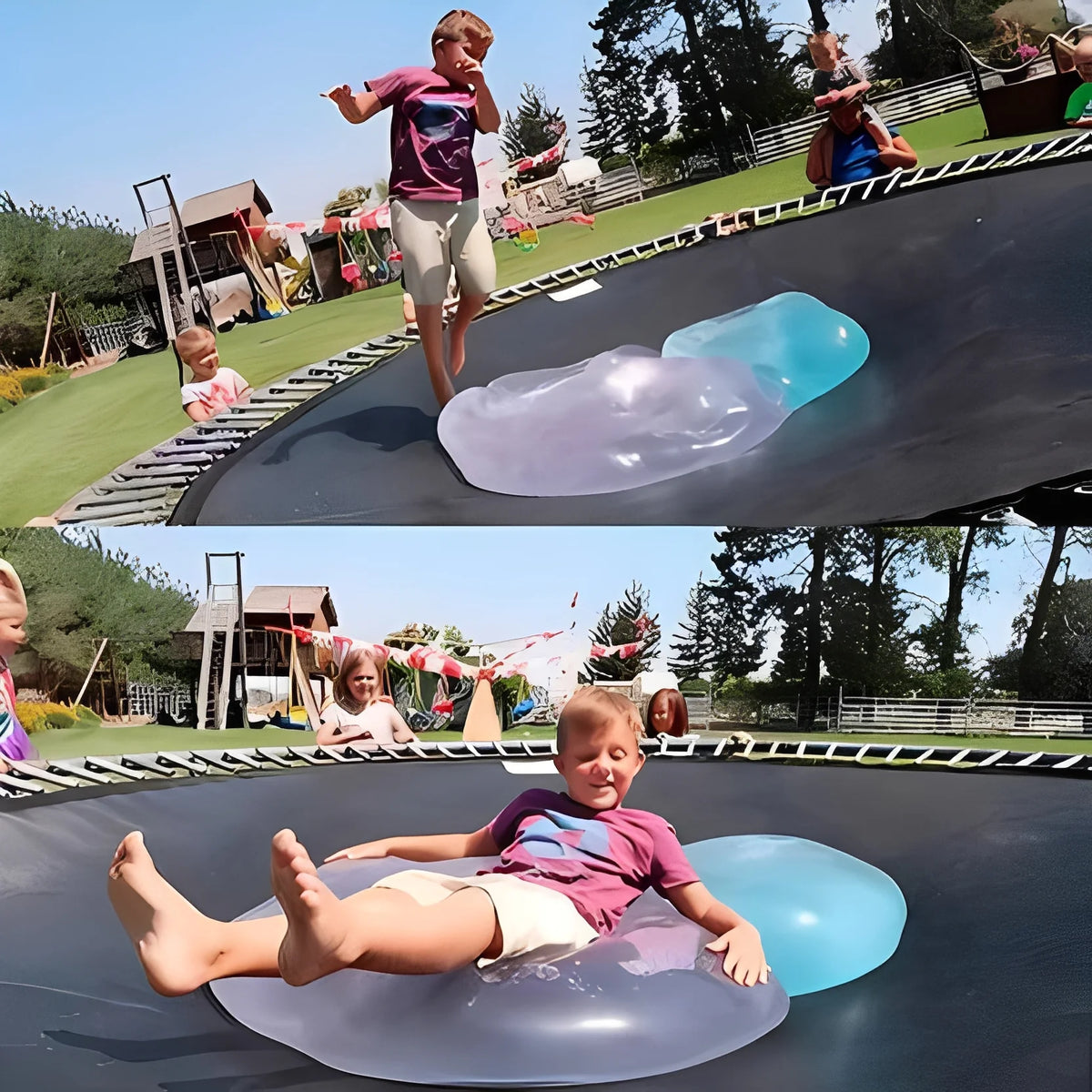 Inflatable Bubble Ball Stretchable Deflatable & Reusable