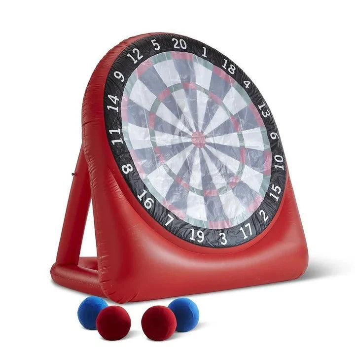 Inflatable Soccer Target 7-Foot Hook-and-Loop With Pump