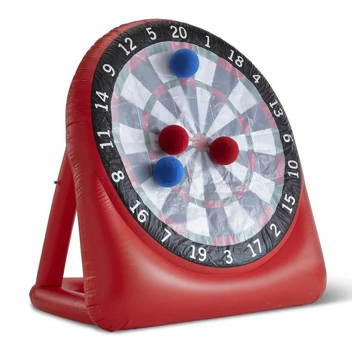 Inflatable Soccer Target 7-Foot Hook-and-Loop With Pump