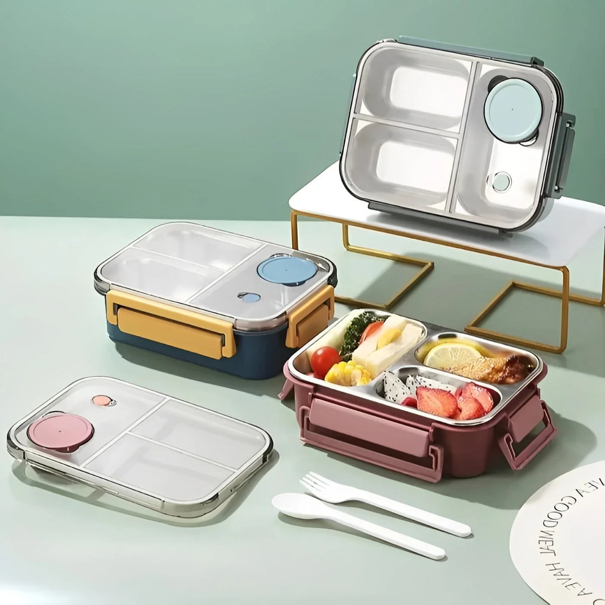 Insulated Food Container Vacuum-Insulated Leak-Proof Stainless Steel