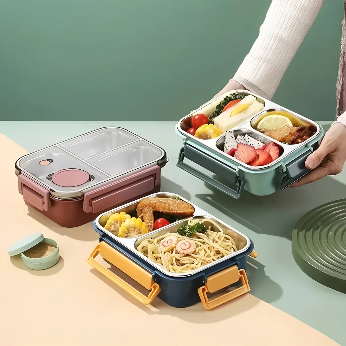 Insulated Food Container Vacuum-Insulated Leak-Proof Stainless Steel