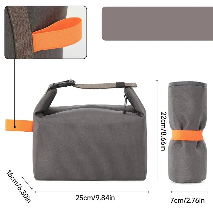 Insulated Lunch Bag Triple Layer Insulation Adjustable Strap