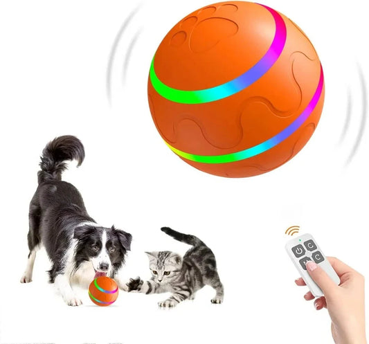 Interactive Dog Ball Motion-Activated LED Remote Control