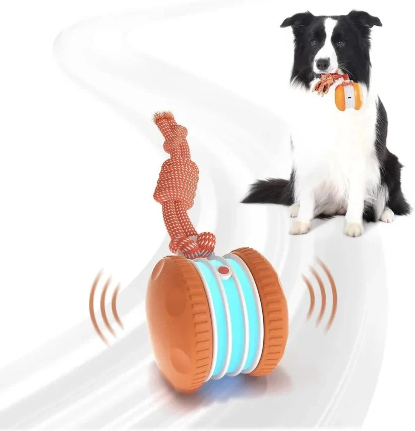 Interactive Dog Ball Touch-Activated Zigzag Motion