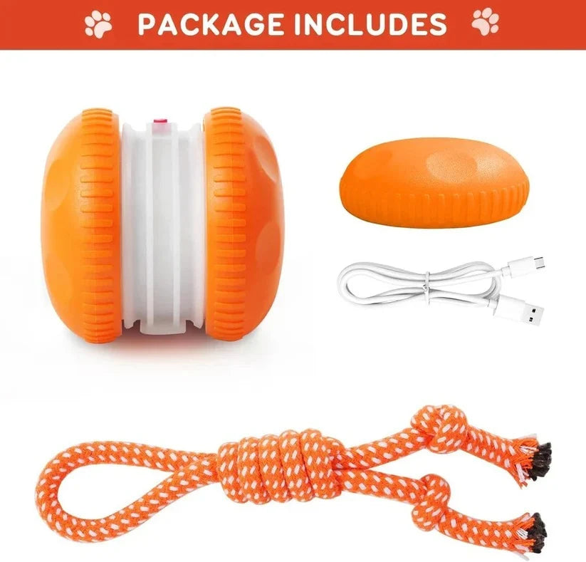 Interactive Dog Ball Touch-Activated Zigzag Motion
