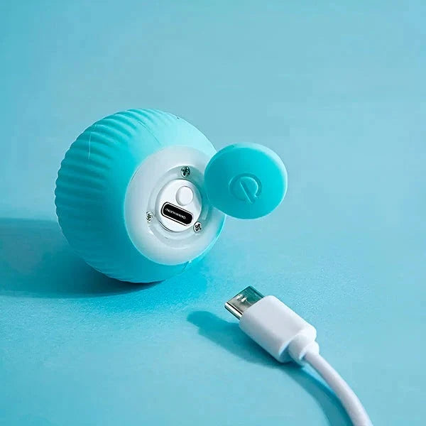 Interactive Pet Ball Self-Rolling USB Rechargeable Soft Surface