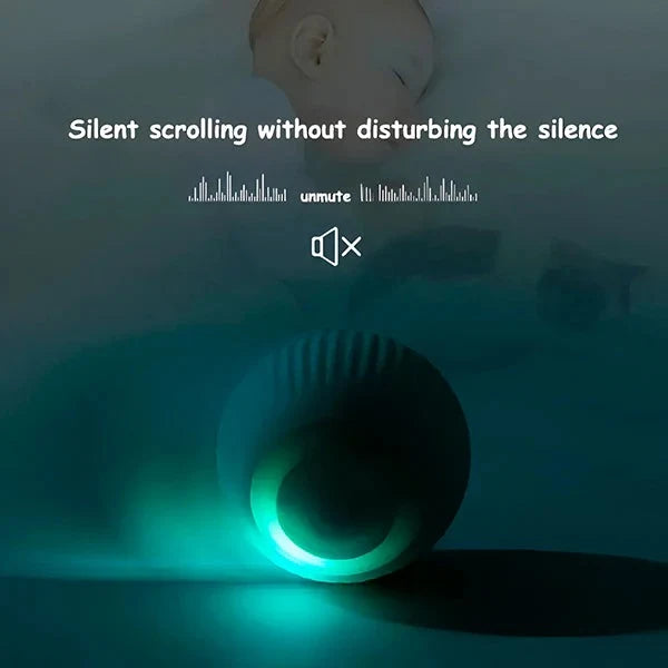 Interactive Pet Ball Self-Rolling USB Rechargeable Soft Surface