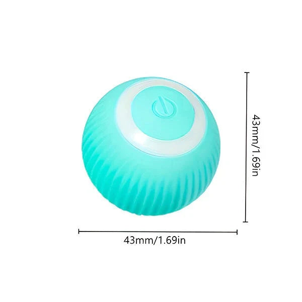 Interactive Pet Ball Self-Rolling USB Rechargeable Soft Surface