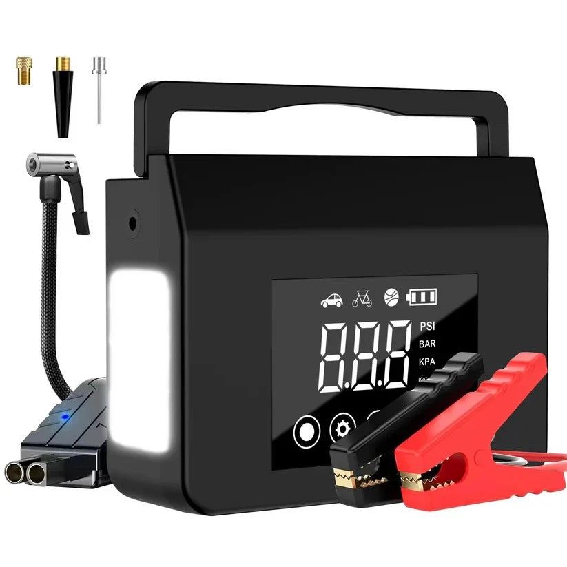 Jump Starter 4000A Peak 150 PSI Inflator Power Bank