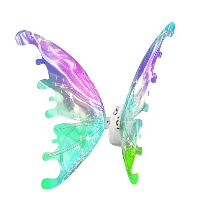 Kids Fairy Wings Motorized Flapping & Light Effects