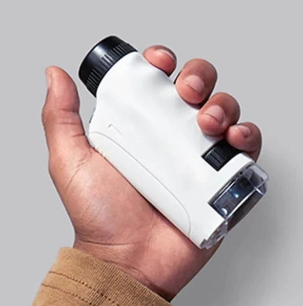 Kids Pocket Microscope 60X to 120X LED & Pocket-Sized