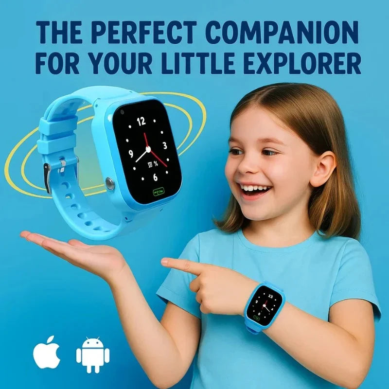 Kids Smart Watch Real-Time GPS Two-Way Calling SOS
