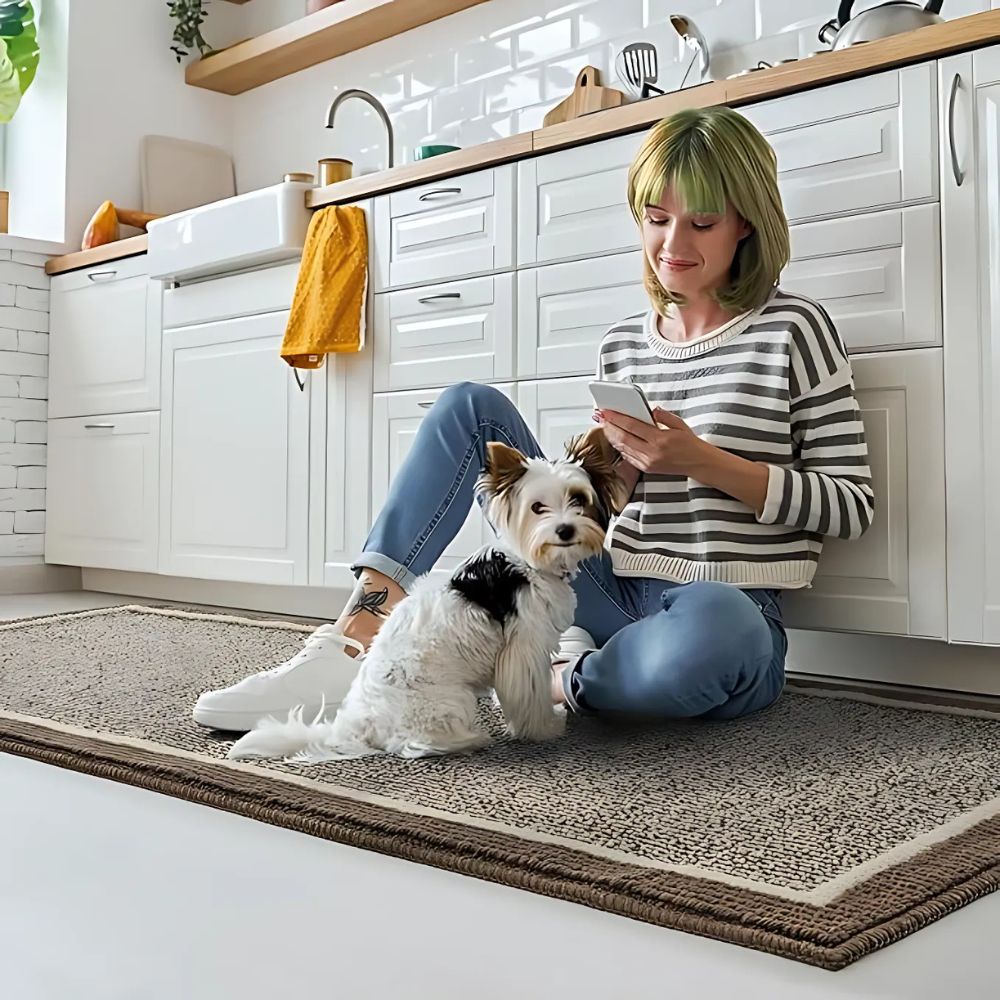 Kitchen Floor Mat Cushioned Anti-Fatigue Anti-Slip
