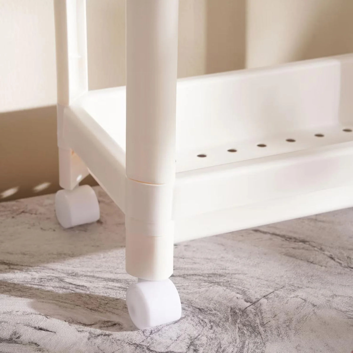 Kitchen Storage Rack 3-Tier Slim Smooth-Glide Wheels