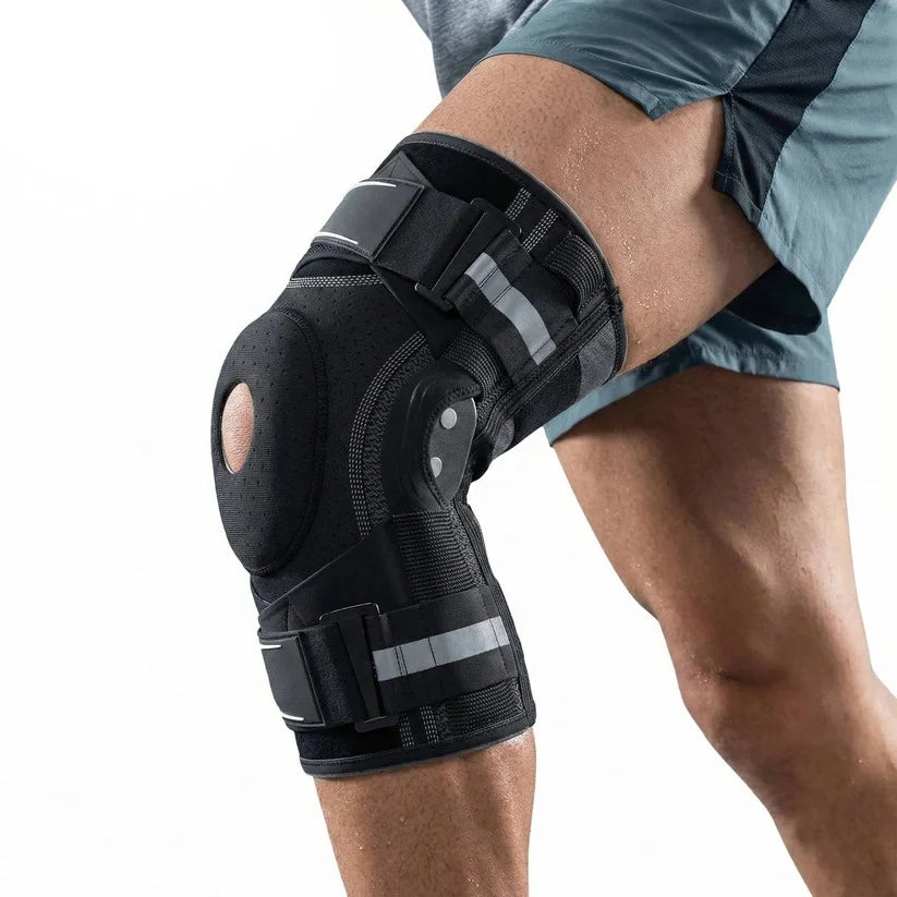 Knee Brace Dual Copper Hinges & Open Patella