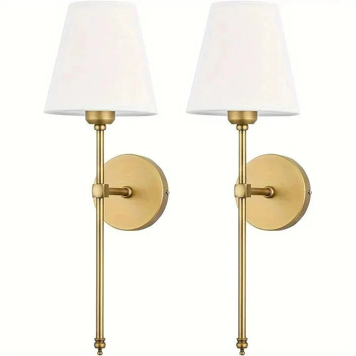 LED Wall Lamp Set Rechargeable Remote & Touch