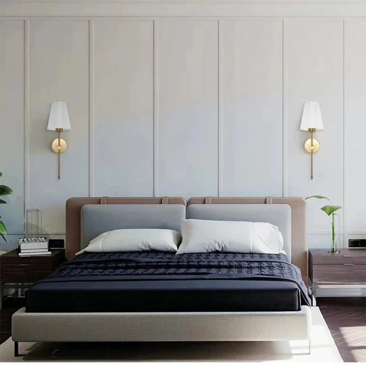 LED Wall Lamp Set Rechargeable Remote & Touch