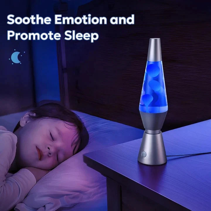 Lava Lamp Remote-Controlled 17-Color Cool-Touch Aluminum Base