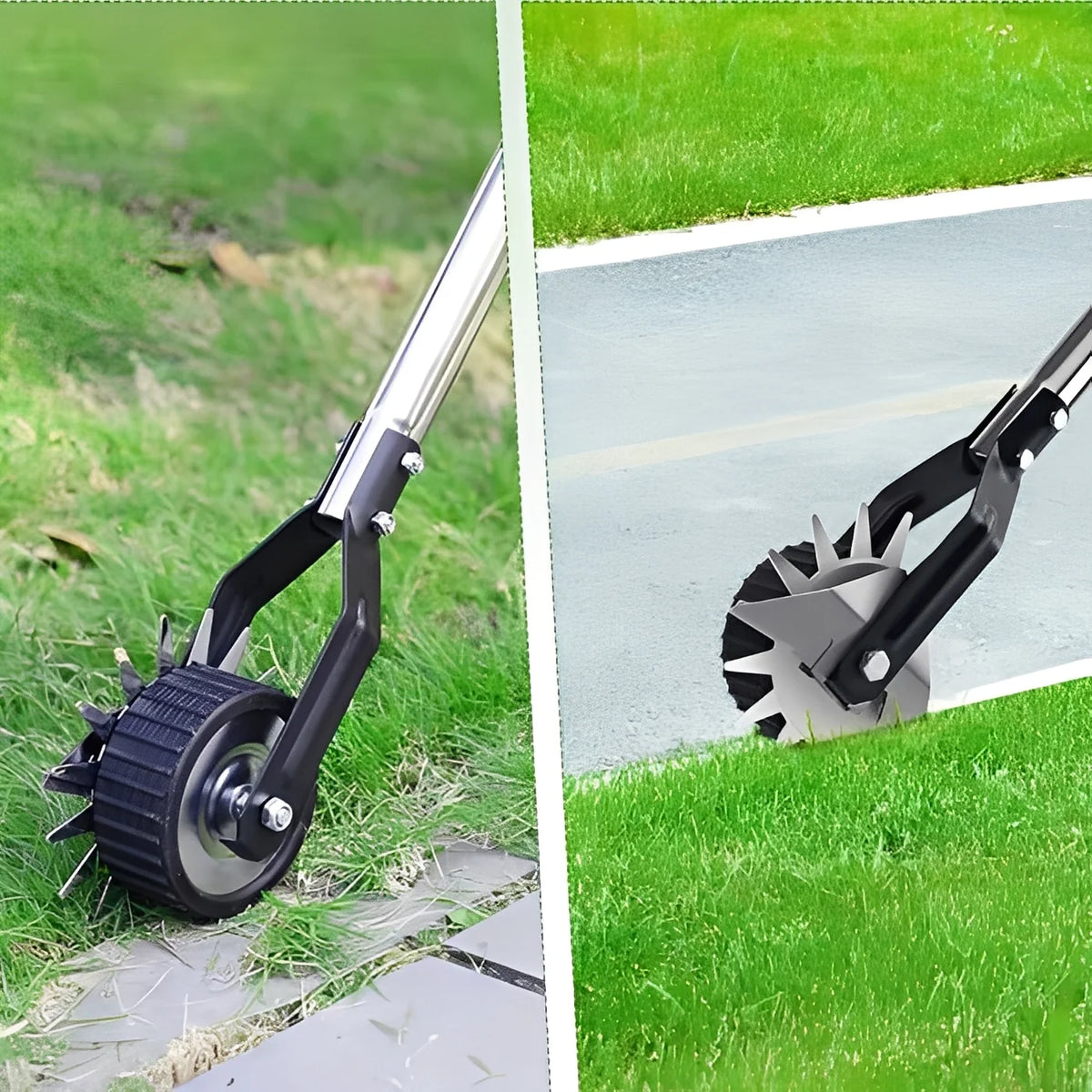Lawn Edger Wheel-Guided Adjustable Handle
