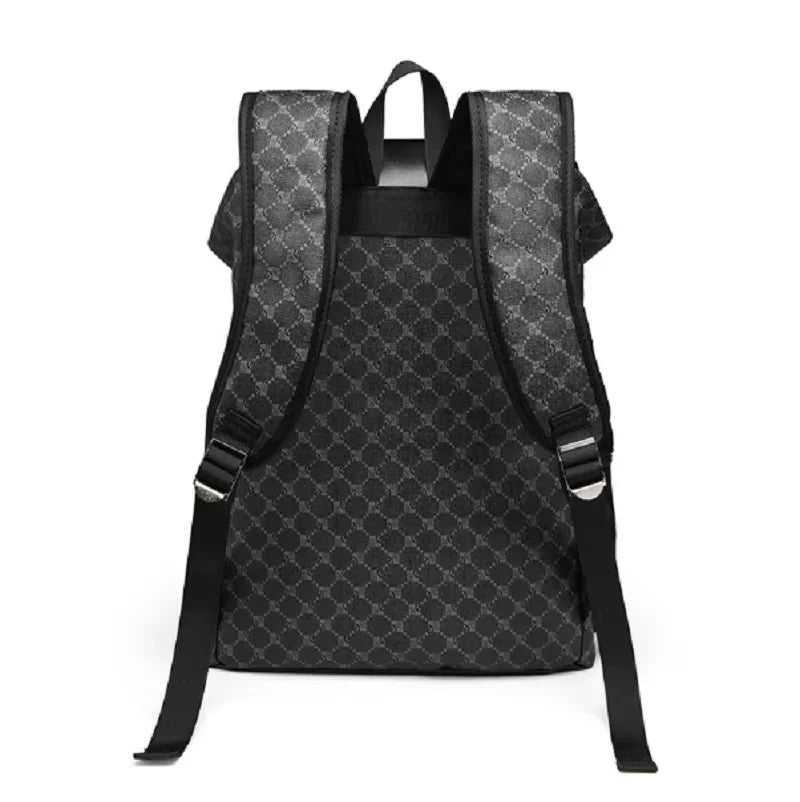 Leather Backpack Fits 15-Inch Laptop Padded Straps