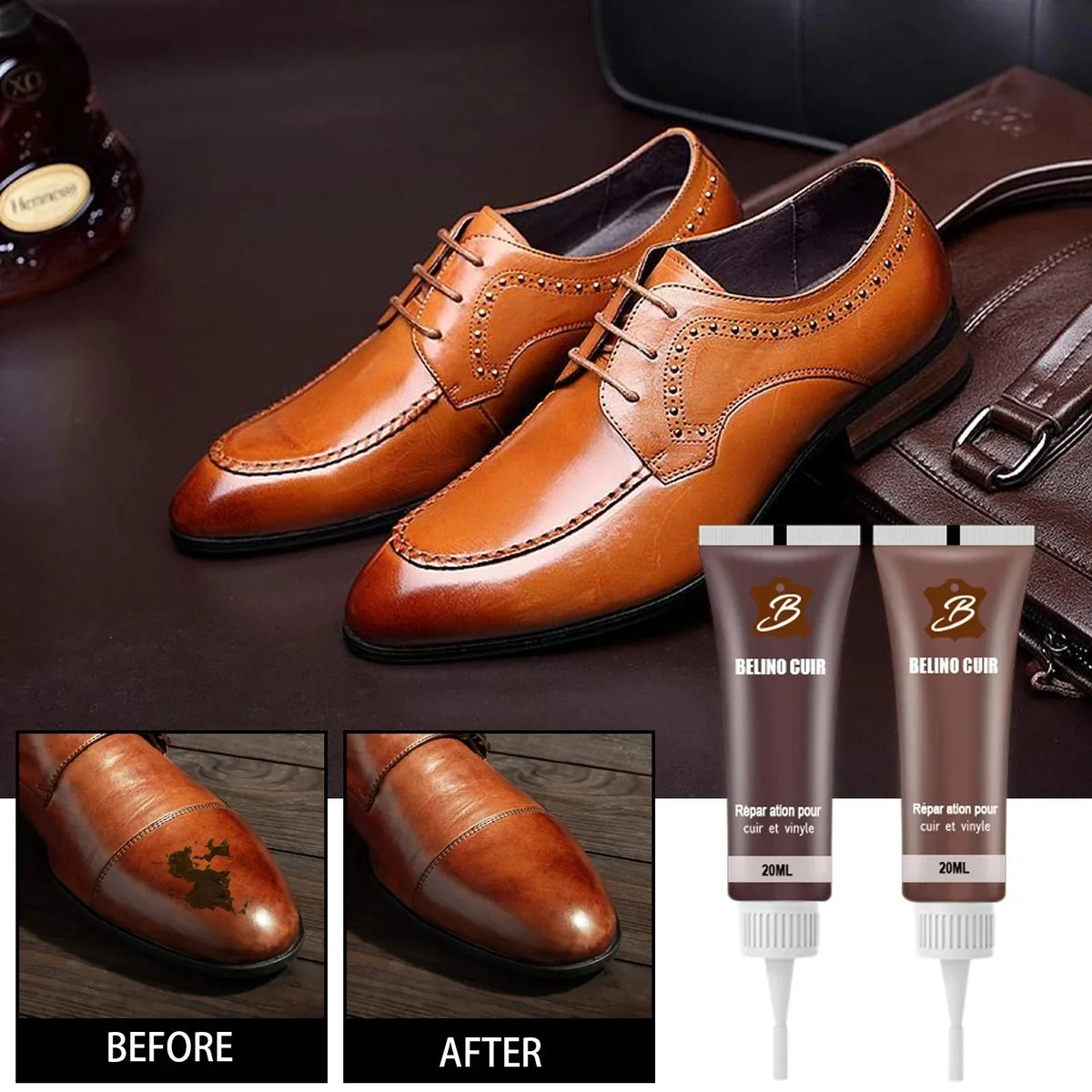 Leather Repair Gel Color Touch-Up & Scratch Filler 20ml