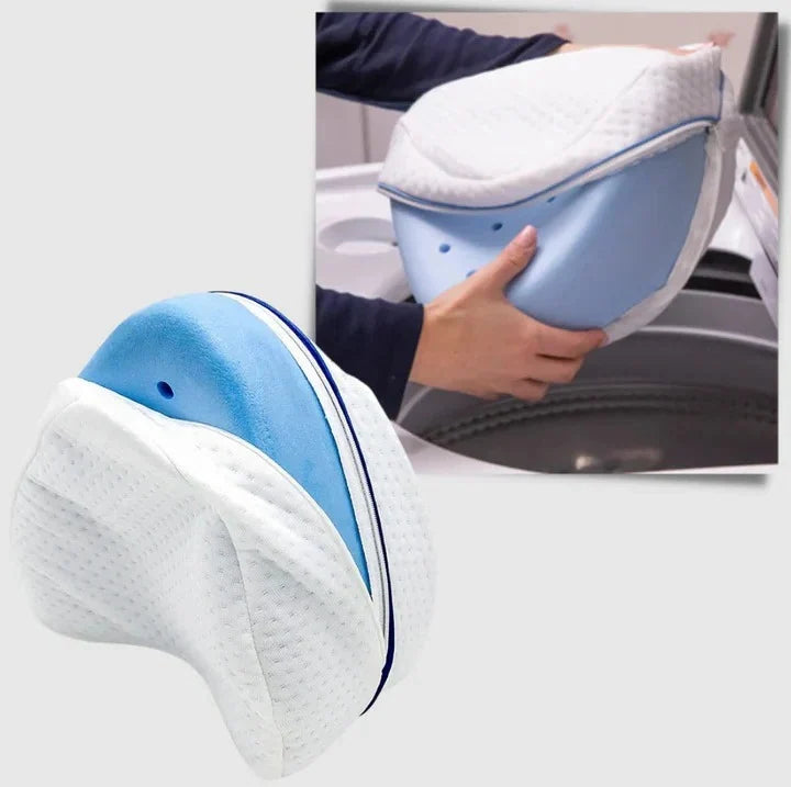 Leg Pillow Contoured Memory Foam Knee & Hip Support