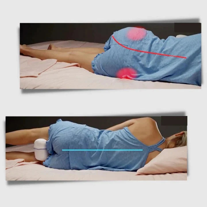 Leg Pillow Contoured Memory Foam Knee & Hip Support