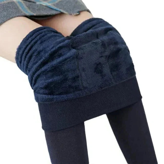 Leggings Fleece-Lined High Waist Tummy Control