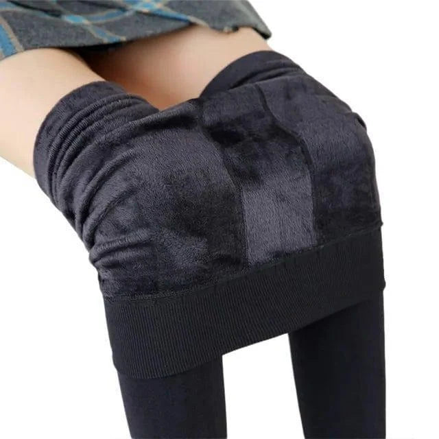 Leggings Fleece-Lined High Waist Tummy Control