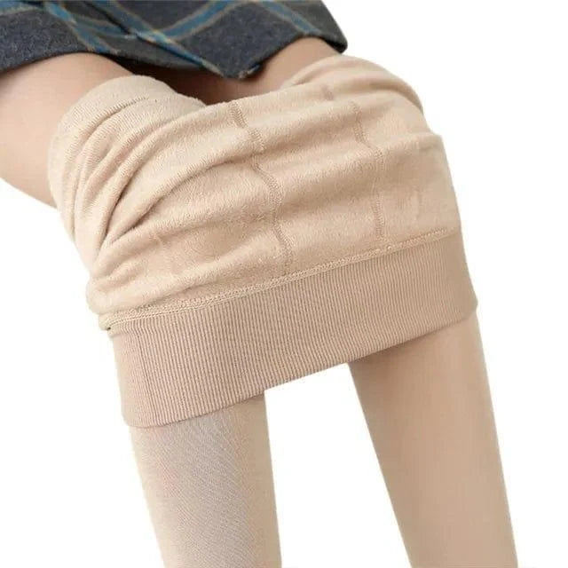 Leggings Fleece-Lined High Waist Tummy Control